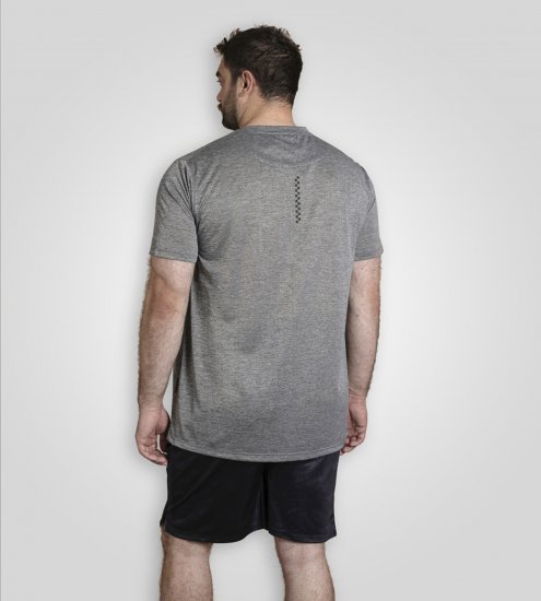 D555 Retford T-Shirt Lightweight Peach Finished Grey - T-skjorter - Store T-skjorter - 2XL-14XL