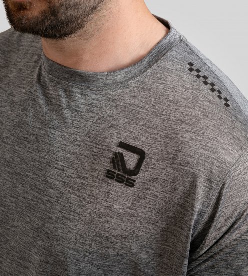 D555 Retford T-Shirt Lightweight Peach Finished Grey - T-skjorter - Store T-skjorter - 2XL-14XL