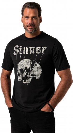 JP1880 T-Shirt Sinner Black - T-skjorter - Store T-skjorter - 2XL-14XL