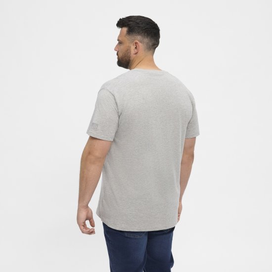 North Latitude T-Shirt O-Neck Grey Melange TALL - TALL T-skjorter - Ekstra Lange T-skjorter