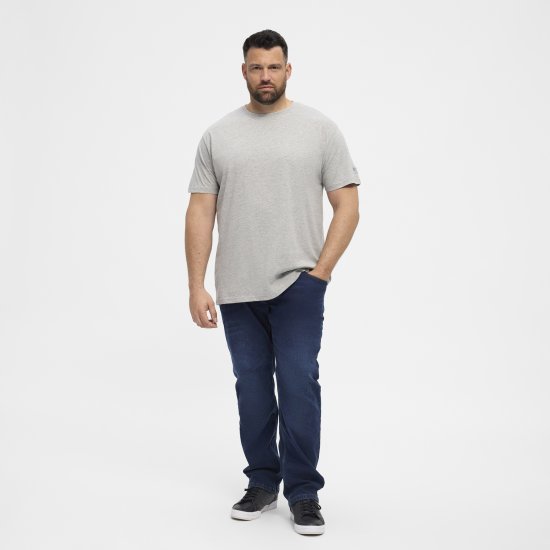 North Latitude T-Shirt O-Neck Grey Melange TALL - TALL T-skjorter - Ekstra Lange T-skjorter