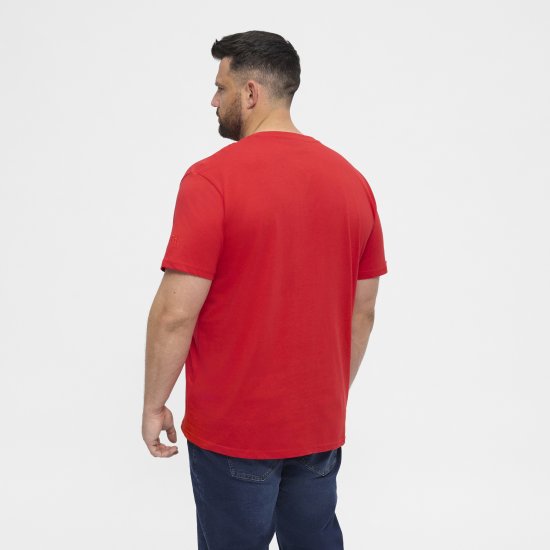 North Latitude T-Shirt O-Neck Red TALL - TALL T-skjorter - Ekstra Lange T-skjorter