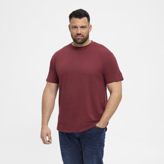 North Latitude T-Shirt O-Neck Bordeaux TALL - TALL T-skjorter - Ekstra Lange T-skjorter