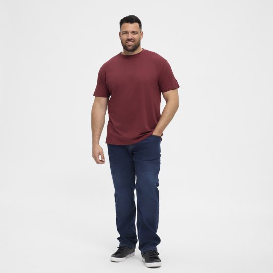 North Latitude T-Shirt O-Neck Bordeaux TALL - TALL T-skjorter - Ekstra Lange T-skjorter