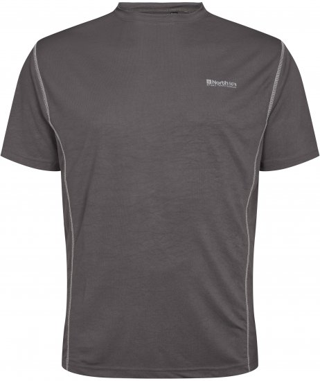 North Latitude T-Shirt Tech Grey TALL - HERREKLÆR MT-6XLT - Klær for høye menn