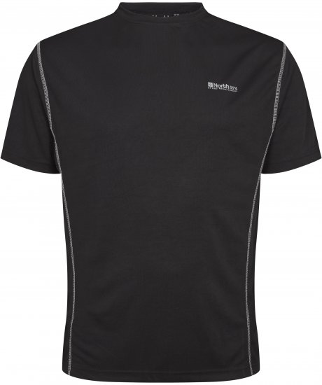 North Latitude Tech T-Shirt Black TALL - TALL T-skjorter - Ekstra Lange T-skjorter