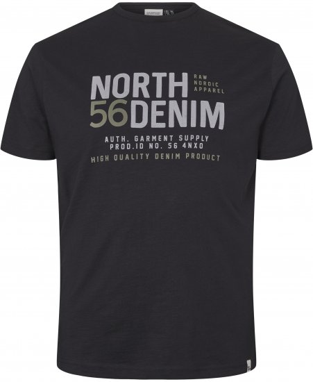 North Latitude Denim Printed T-Shirt Black TALL - TALL T-skjorter - Ekstra Lange T-skjorter