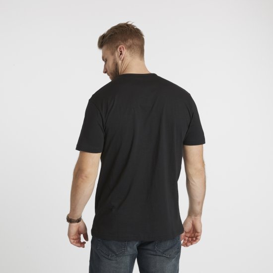 North Latitude Denim Printed T-Shirt Black TALL - TALL T-skjorter - Ekstra Lange T-skjorter