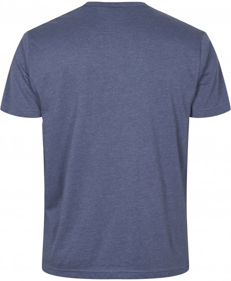 North Latitude Denim Printed T-Shirt Blue Melange TALL - TALL T-skjorter - Ekstra Lange T-skjorter