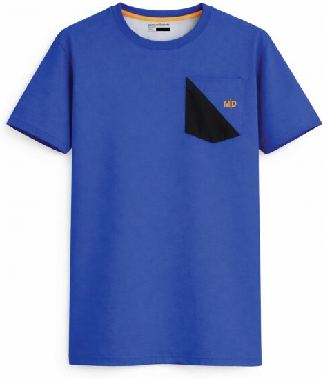 Motley Denim Milan T-skjorte Kongeblå - T-skjorter - Store T-skjorter - 2XL-14XL