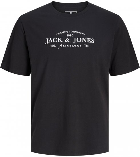 Jack & Jones Kevin T-Skjorte Svart - T-skjorter - Store T-skjorter - 2XL-14XL