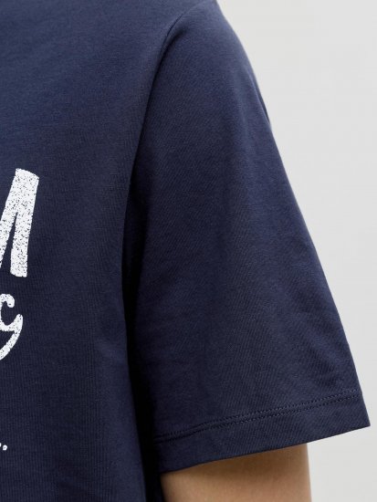 Jack & Jones Alex T-Skjorte Mørkeblå - T-skjorter - Store T-skjorter - 2XL-14XL