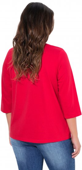 Ulla Popken City Name Graphic Tee Lychee - Trykket T-skjorter for dame - 