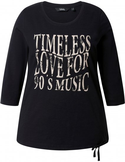 Ulla Popken Timeless Love 3/4 Sleeve Graphic Tee - T-skjorter - 