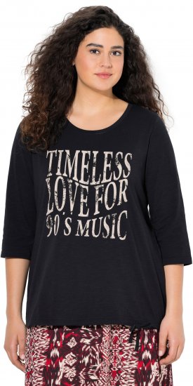 Ulla Popken Timeless Love 3/4 Sleeve Graphic Tee - T-skjorter - 