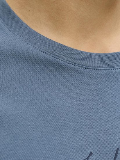 Jack & Jones Dover Denim O-Neck T-Shirt Grey - T-skjorter - Store T-skjorter - 2XL-14XL