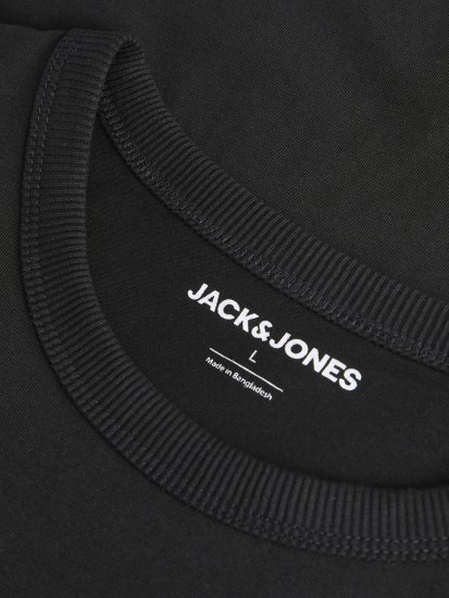 Jack & Jones College Logo Crew Neck T-Shirt Black - T-skjorter - Store T-skjorter - 2XL-14XL