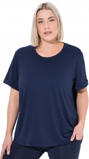 Ulla Popken UPF 50 Quick Drying Tee Navy - T-skjorter - 