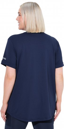 Ulla Popken UPF 50 Quick Drying Tee Navy - T-skjorter - 