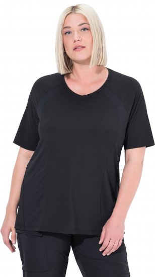 Ulla Popken Quick-Drying Short Sleeve T-Shirt Black - T-skjorter - 