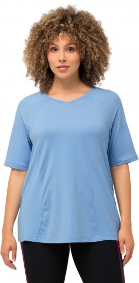 Ulla Popken Quick-Drying Short Sleeve T-Shirt Pale Blue - T-skjorter - 
