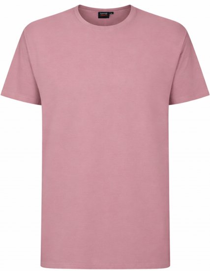 Espionage T015 Plain T-Shirt Pink - T-skjorter - Store T-skjorter - 2XL-14XL