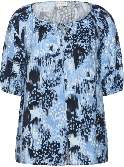 Kaffe Curve Aliana Tunic Blue Flower Animal - Tunikaer - 