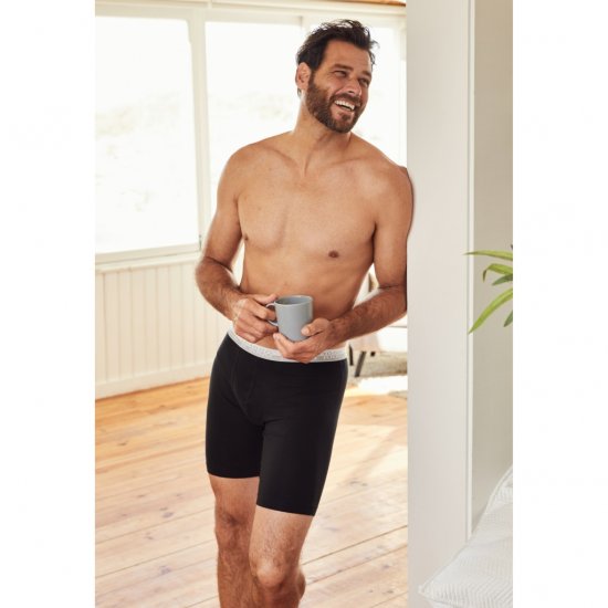 JP1880 Boxers Flexnamic OEKO-TEX Long Black - Undertøy & badetøy - Undertøy store størrelser 