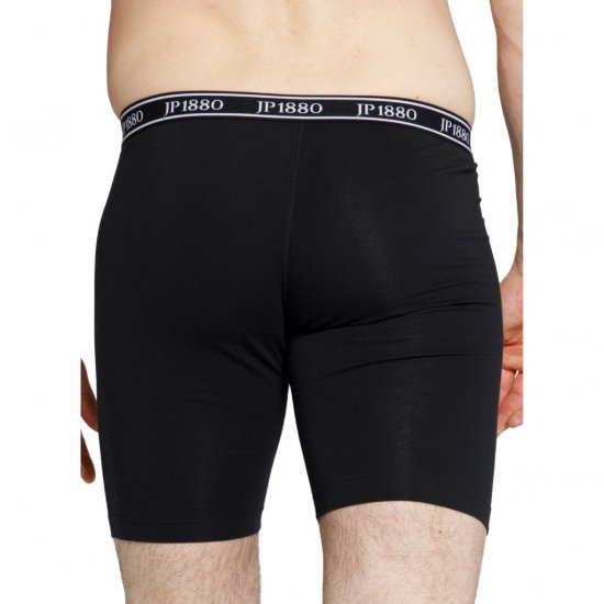JP1880 Boxers Flexnamic OEKO-TEX Long Black - Undertøy & badetøy - Undertøy store størrelser 