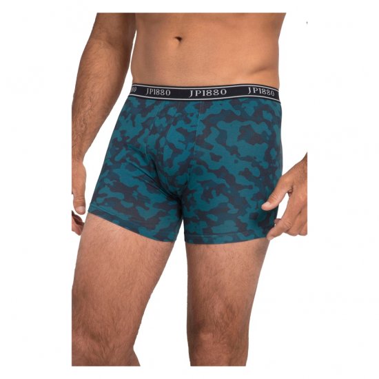 JP1880 Boxershorts Flexnamic OEKO-TEX Mid 2-Pack Blue - Undertøy & badetøy - Undertøy store størrelser 