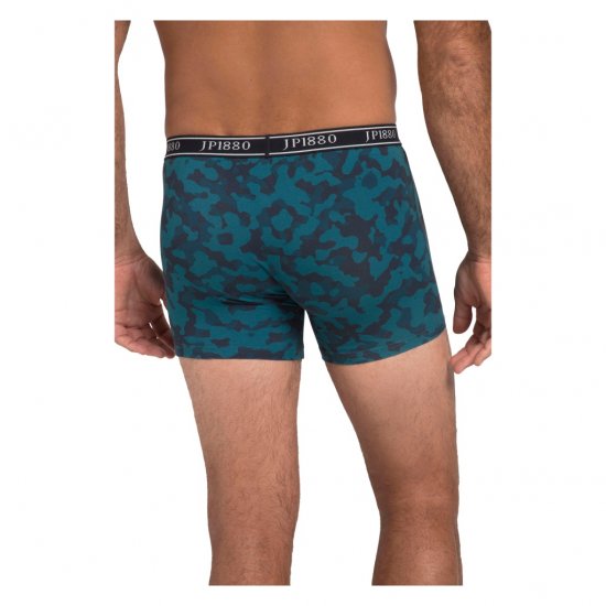 JP1880 Boxershorts Flexnamic OEKO-TEX Mid 2-Pack Blue - Undertøy & badetøy - Undertøy store størrelser 