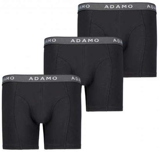 Adamo Jerry Maxi Boxers 702 Black 3-pack - Undertøy & badetøy - Undertøy store størrelser 