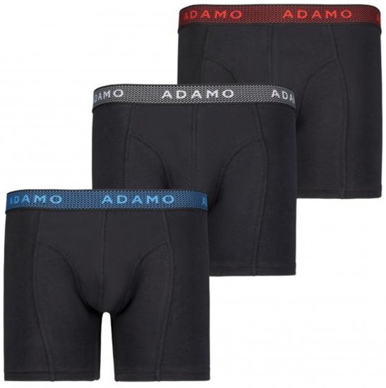 Adamo Jerry Maxi Boxers 703 Black 3-pack - Undertøy & badetøy - Undertøy store størrelser 