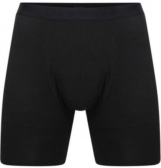 Espionage U010D Bamboo Trunks 2-Pack Black - Boxershorts - Boksershorts for menn i store størrelser