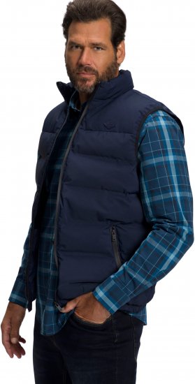 JP1880 Quilted Gilet Stand-up Collar Navy - Jakker - Store jakker - 2XL-12XL