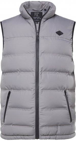 JP1880 Quilted Vest Outdoor Stand-up Collar Grey - Jakker - Store jakker - 2XL-12XL
