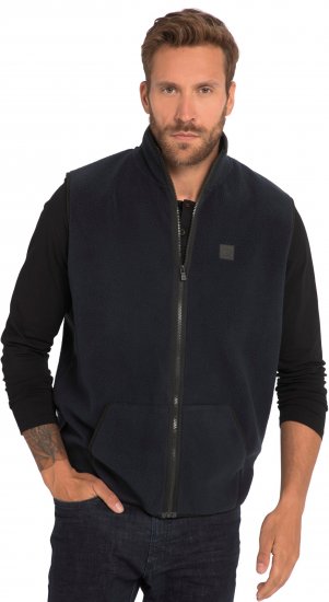 JP1880 Fleece Gilet Stomach Fit Navy - Jakker - Store jakker - 2XL-12XL