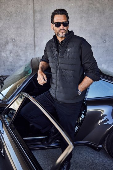 JP1880 Quilted Gilet Stand-Up Collar Black - Jakker - Store jakker - 2XL-12XL