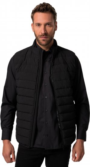 JP1880 Quilted Gilet Stand-Up Collar Black - Jakker - Store jakker - 2XL-12XL