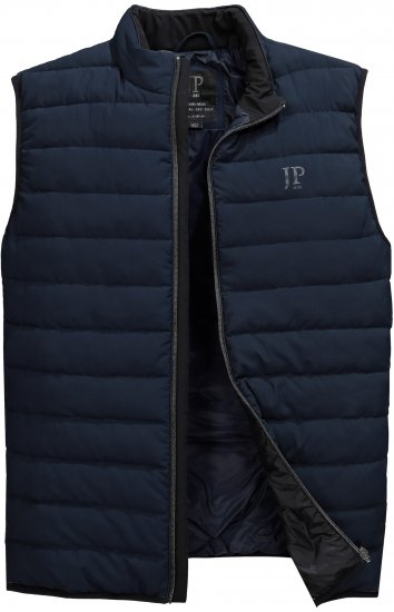 JP1880 Quilted Vest Techno Down Padding Navy - Jakker - Store jakker - 2XL-12XL