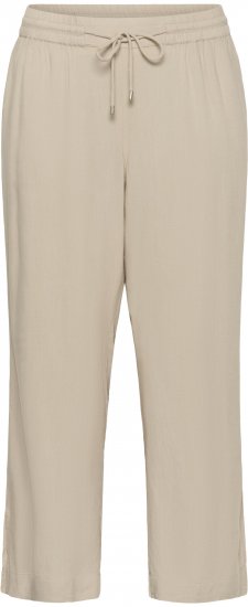 Kaffe Curve Mille Wide Pants Feather Grey - Stoffbukser - 
