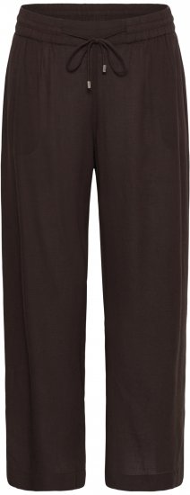 Kaffe Curve Mille Wide Pants Coffee Brown - Stoffbukser - 