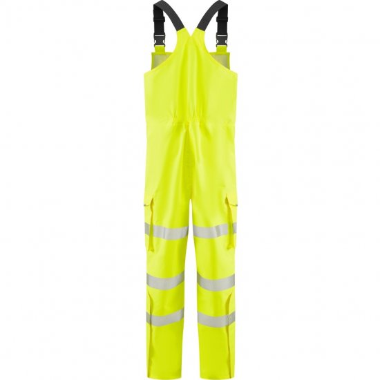 Leo Northam Ecoviz 15K Performance+ Bib & Brace Hi-Vis Yellow - Arbeidsklær - Arbeidsklær i store størrelser