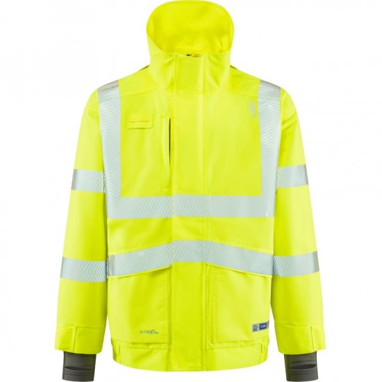 Leo Dartmoor Ecoviz 15K Performance+ Breathable Bomber Jacket Hi-Vis Yellow - Arbeidsklær - Arbeidsklær i store størrelser
