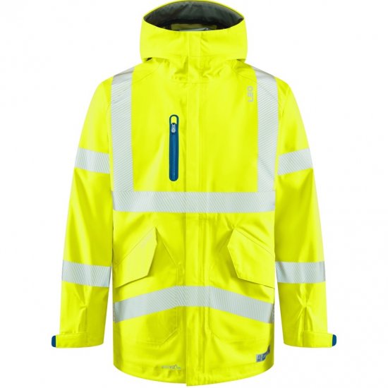 Leo Marisco LTEC 20K High Performance Breathable Waterproof Hi-Vis Yellow - Arbeidsklær - Arbeidsklær i store størrelser