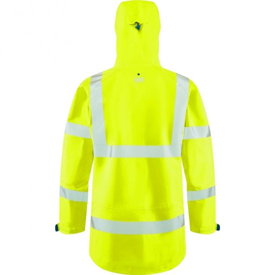 Leo Marisco LTEC 20K High Performance Breathable Waterproof Hi-Vis Yellow - Arbeidsklær - Arbeidsklær i store størrelser