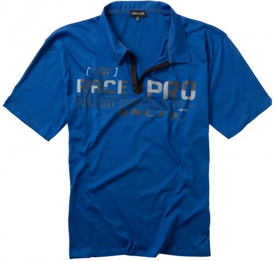 Lavecchia 2030 Polo Shirt Short Sleeve Royal Blue - Polo- & piqueskjorter - Poloskjorte i store størrelser - 2XL-8XL
