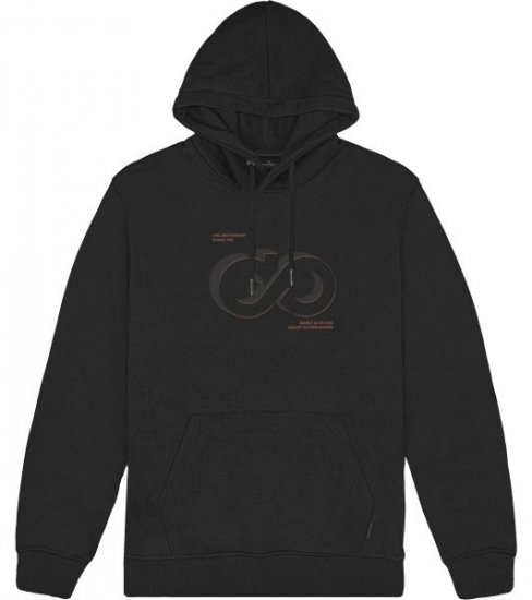 Double Outfitters MTOP-1146 Hettegenser Svart - Gensere og hettegensere - Store hettegensere - 2XL-14XL