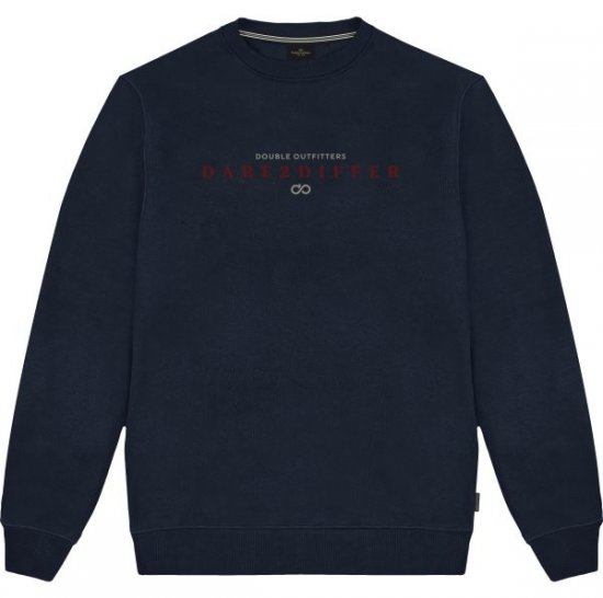 Double Outfitters MTOP-1151 Collegegenser Mørkeblå - Gensere og hettegensere - Store hettegensere - 2XL-14XL