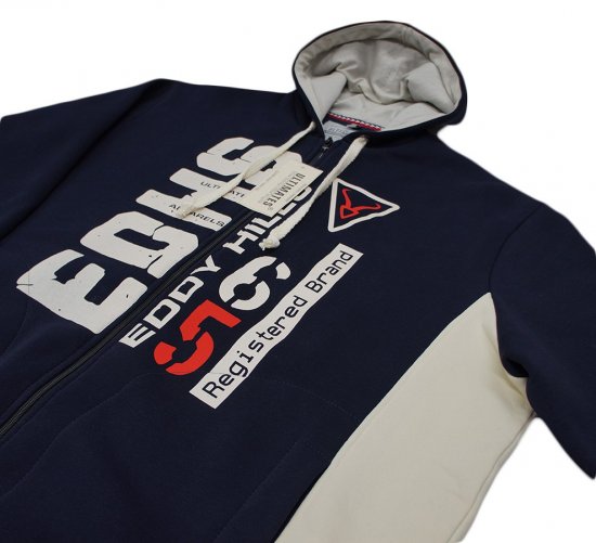 EDDY HILLS EDHS Hoodie Navy - Gensere og hettegensere - Store hettegensere - 2XL-14XL